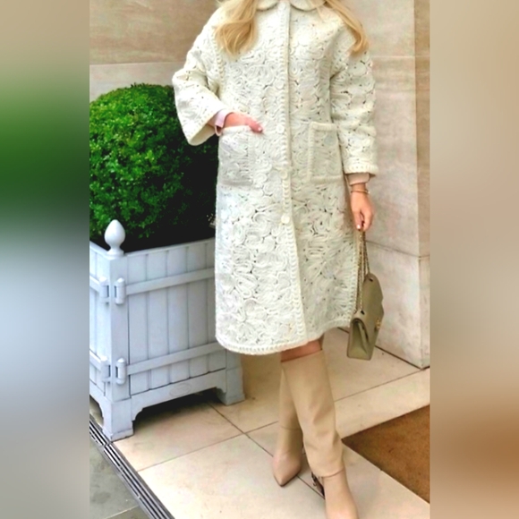 Zara Limited Edition Structured Wool Blended Long Coat - Picture 3 of 9